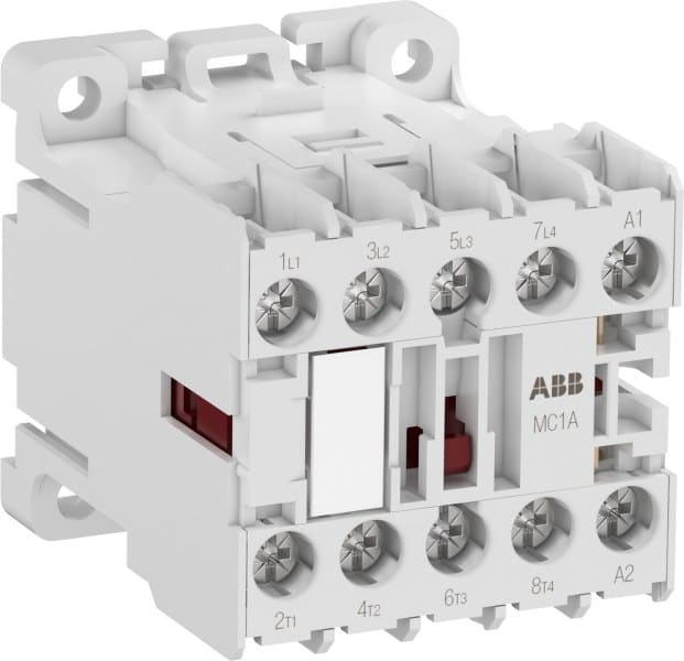 ABB - MC1AC00ATU Kleinschütz 50 Hz 380-400VAC - 3 NO - 1 NC - Schraubklemme
