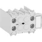 ABB - MACN202AR Hilfskontaktblock 2Ö fronts. anbaubar, EN50012 Ringkabelschuhanschluss
