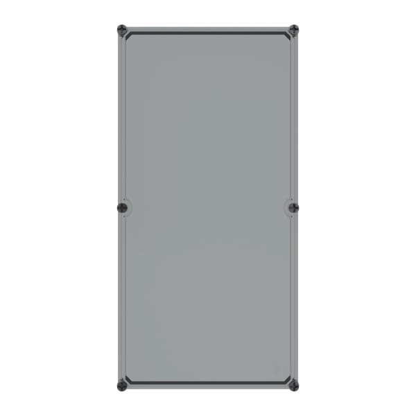 ABB - ADT61 Deckel 600x300x80mm Polycarbonat transparent mit Deckelschrauben