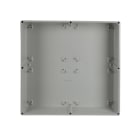 ABB - Unterteil 600x600x130 geschlossen APO RAL7035 allseitig geschlossen