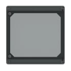 ABB - Klappdeckel 300x300x45mm Deckel mit Fingergriff für Klapptür transparent APO