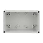 ABB - Unterteil 300x185x130 geschlossen APO RAL7035 allseitig geschlossen