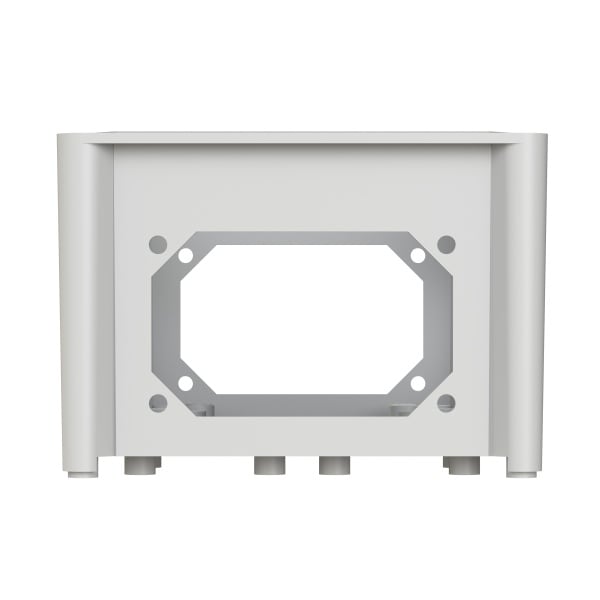 ABB - Unterteil 300x300x130 4xoffen APO RAL7035