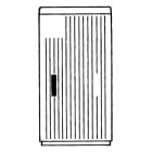 ABB - EHP300UV Schrank AP Gr00 875x455x320 EH3 profiliert SHG UV-Lackierung