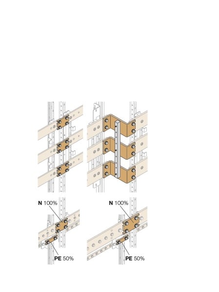 ABB - Cu-Verbinder Cu 1000A ZXFC116