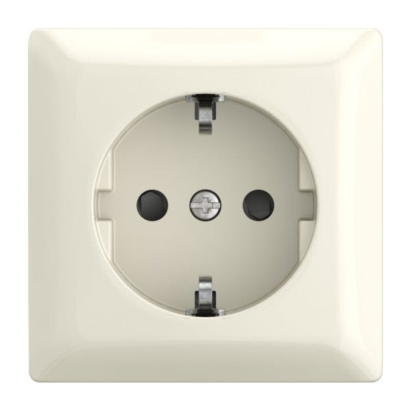 BUSCH-JAEGER - SCHUKO Steckdose Safety+ weiß - balance AP