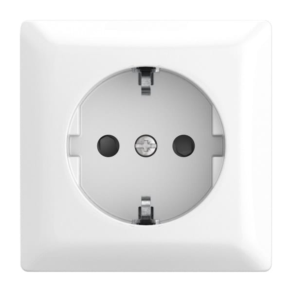 BUSCH-JAEGER - SCHUKO Steckdose Safety+ alpinweiß - balance AP
