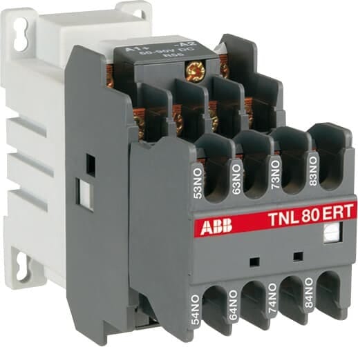 ABB - TNL62ERT Hilfsschütz 17-32V DC, 6S+2Ö Ringkabelschuhanschluss mit Bahnzulassung