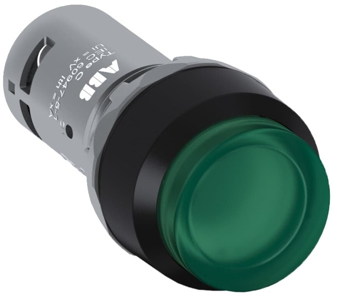 ABB - CP3-13G-10 LED Leuchtdrucktaster grün 1S grün hoch tast.. LED 230V AC/DC