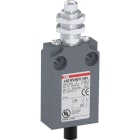 ABB - Positionsschalter Kunststoff-Gehäuse grau IP67 Messingdruckbolzen vernickelt