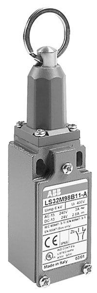 ABB - Standard-Positionsschalter Metall-Gehäuse IP66 Zugauslöser mit Ring Seilzugschalter