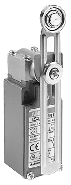 ABB - Standard-Positionsschalter Metall-Gehäuse IP66 Stahl-Rollenschwenkhebel verstellbar