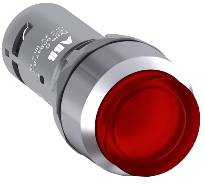 ABB - CP3-31R-10 Drucktaster rot mit Metallring