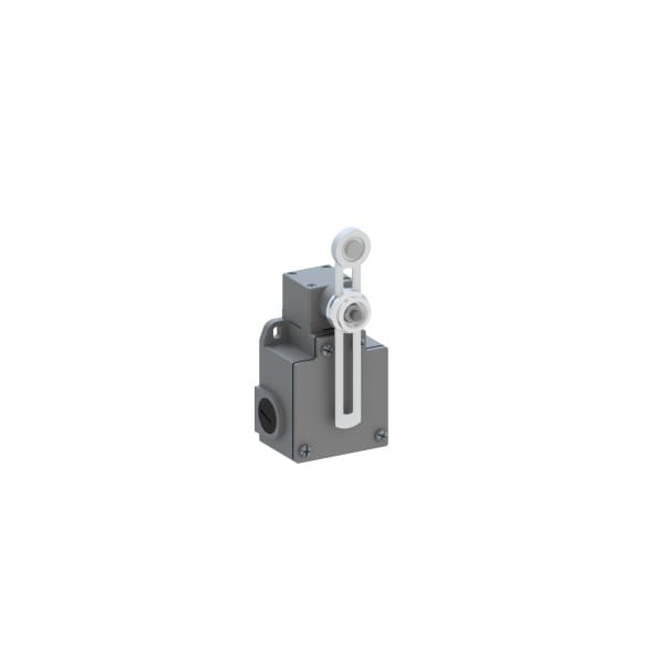 ABB - Standard-Positionsschalter Metall-Gehäuse IP66 Gummi-Rollenschwenkhebel verstellbar