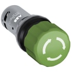 ABB - Maschinen-Stop-Taster Pilz, 30mm, grün, 1S+1OE verrastend, drehentriegelt