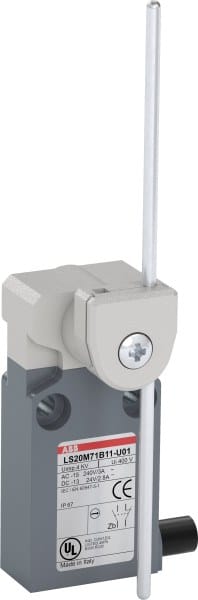 ABB - Positionsschalter Metall-Gehäuse IP67 Verstellb. Edelstahl-Rollenschwenkhebel