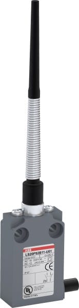 ABB - Positionsschalter Kunststoff-Geh. grau IP67 Elastischer Stab mit isol. Endstück