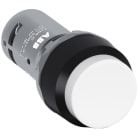 ABB - CP3-10W-11 Drucktaster, tastend, hoch weiss, 1 Schließer +1 Öffner