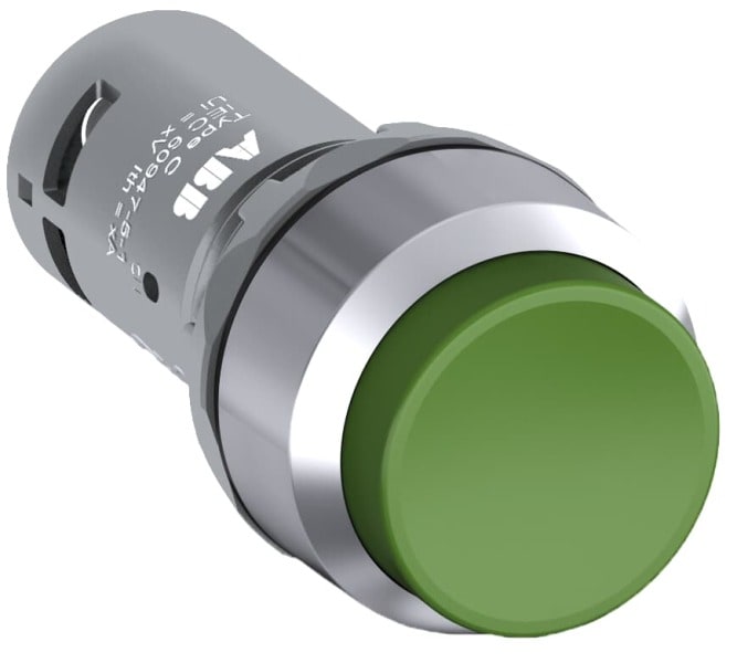 ABB - CP3-30G-11 Drucktaster, tastend, hoch grün, 1 Schließer + 1 Öffner