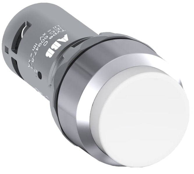 ABB - CP3-30W-20 Drucktaster, tastend, hoch weiß, 2 Schließer