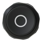 ABB - Drucktaster flach tastend schwarz mit weisser ''O'' 1 Öffner VE=10Stk