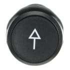 ABB - Drucktaster tastend flach Taste schwarz m.Pfeil weiss 2S CombiLine-Compact