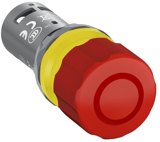 ABB - CE3P-10R-02 Not-Aus-Taster Compact 30mm Zugentrieg.2Ö CombiLine-Compact