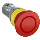ABB - CE4P-10R-02 Not-Aus-Taster Compact 40mm Zugentrieg.2Ö CombiLine-Compact