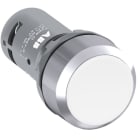 ABB - CP2-30W-10 Drucktaster, rastend, flach weiß, 1 Schließer