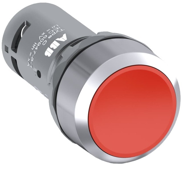 ABB - CP2-30R-02 Drucktaster, rastend, flach rot, 2 Öffner