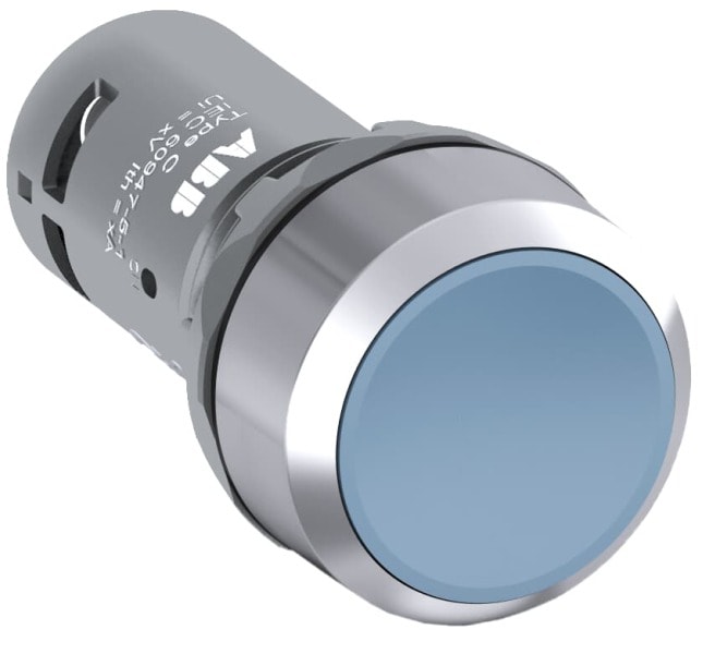 ABB - CP1-30L-01 Drucktaster, tastend, flach blau, 1 Öffner