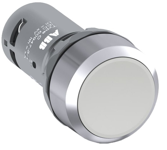 ABB - CP1-30U-20 Drucktaster, tastend, flach grau, 2 Schließer