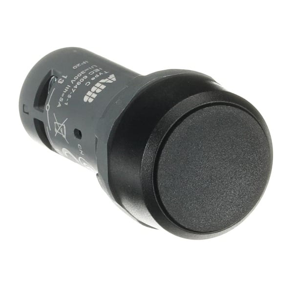 ABB - CP2-10B-20 Drucktaster, rastend, flach schwarz, 2 Schließer