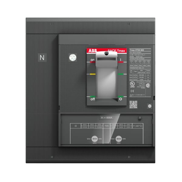 ABB - XT5S 600 TMG 600-3000 4p FF InN100%In UL Leistungsschalter XT5S 4P UL-CSA