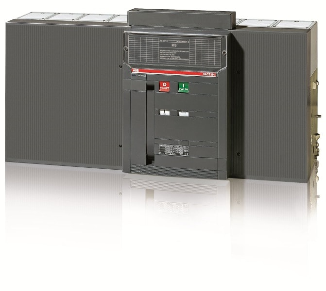 ABB - E4H/E MS 3200 1000V DC 4P F HR Offener Lasttrennschalter Emax mit Rückseit. Waagr. Flachanschl.