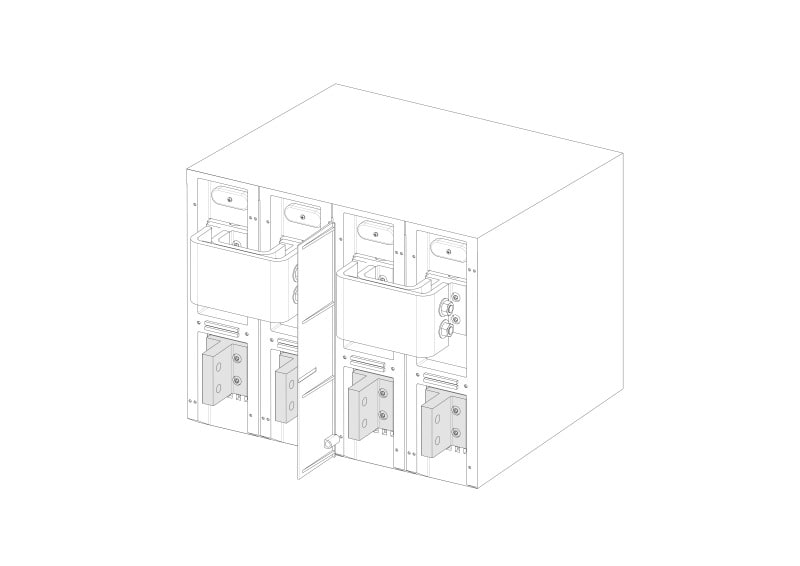 ABB - Jump E4.2 1600-2500IEC -A- 2psLS 1500V Emax 2 Zubehör INST