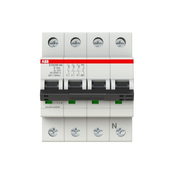 ABB - Automat - ST200M - 3P+N - 10 A - B