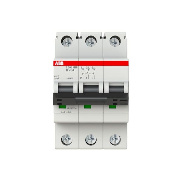 ABB - Automat für Bahnanwendung - S200MTR - 3P - 20 A - C10 kA