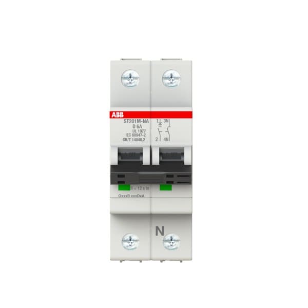 ABB - Automat - ST200M - 1P+N - 6 A - D