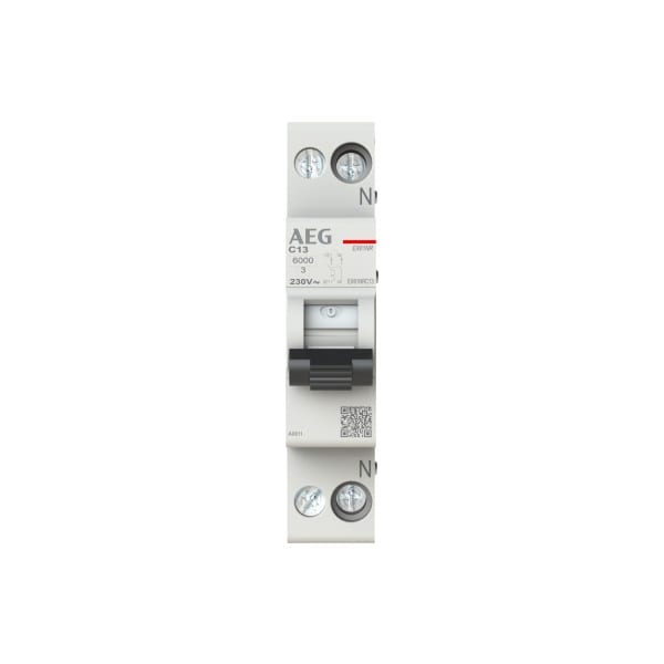 ABB - Automat - EX61NR - 1P+N - 13 A - C(230 V AC) 6 kA