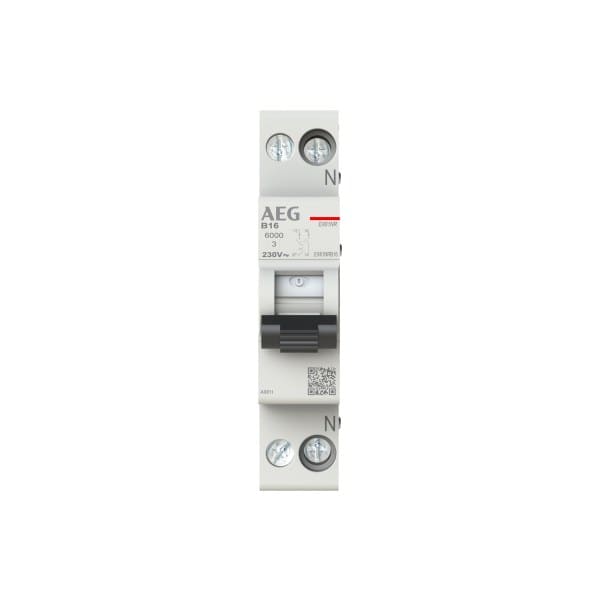 ABB - Automat - EX61NR - 1P+N - 16 A - B(230 V AC) 6 kA