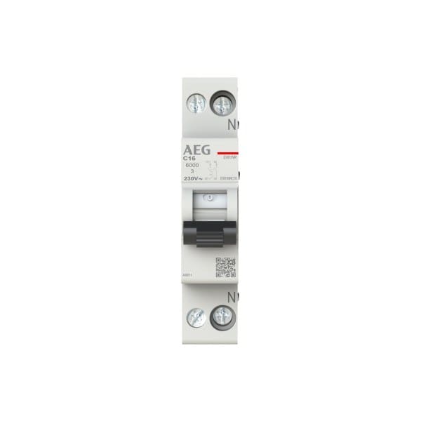 ABB - Automat - EX61NR - 1P+N - 16 A - C(230 V AC) 6 kA