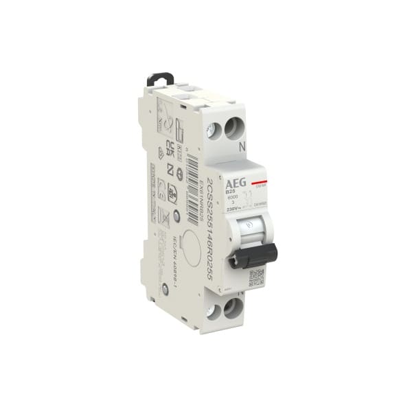 ABB - Automat - EX61NR - 1P+N - 25 A - B(230 V AC) 6 kA