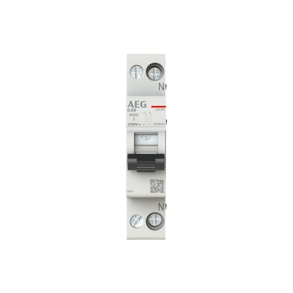 ABB - Automat - EX61NR - 1P+N - 25 A - C(230 V AC) 6 kA