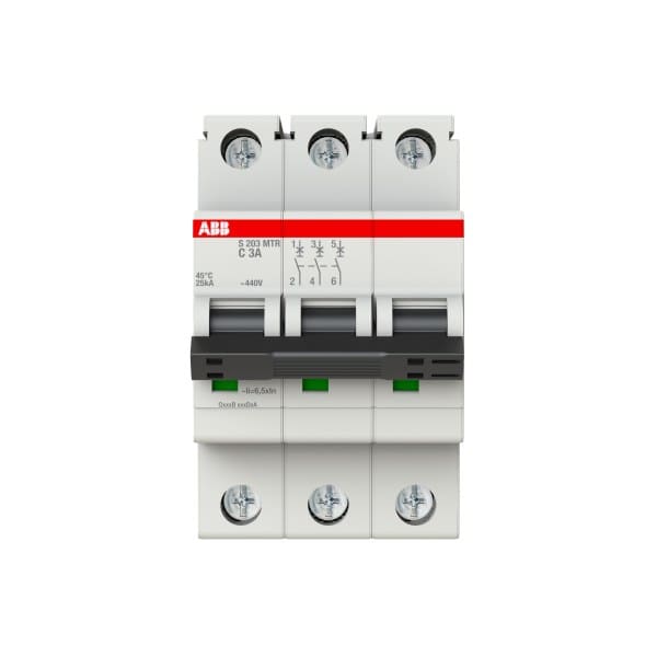 ABB - Automat für Bahnanwendung - S200MTR - 3P - 3 A - C10 kA