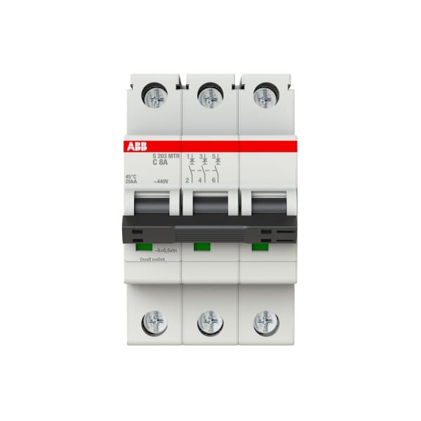 ABB - Automat für Bahnanwendung - S200MTR - 3P - 8 A - C10 kA