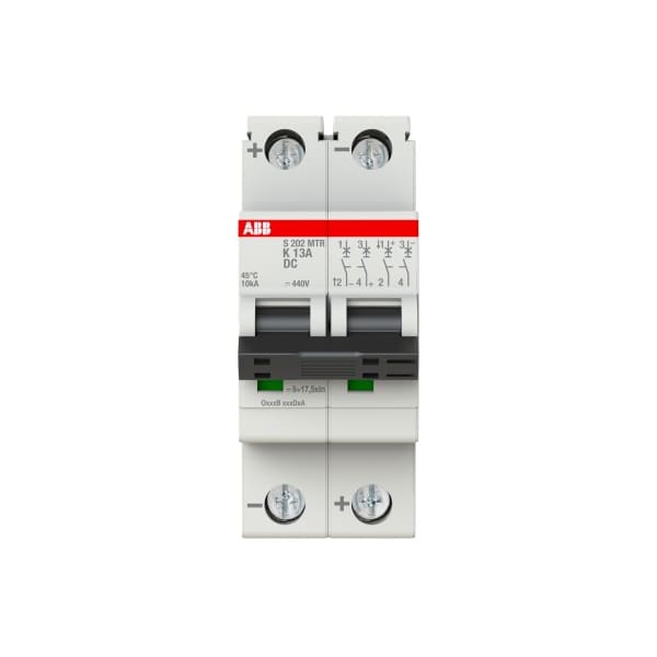 ABB - Automat für Bahnanwendung - S200MTR - 2P - 13 A - K10 kA