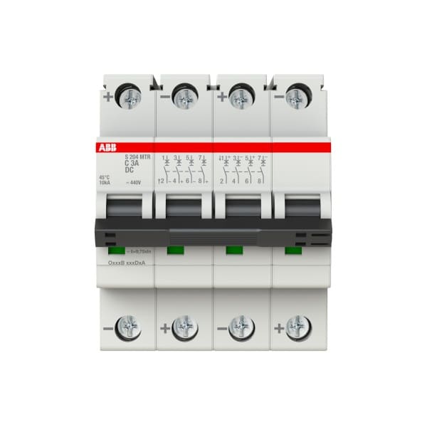 ABB - Automat für Bahnanwendung - S200MTR - 4P - 3 A - C10 kA