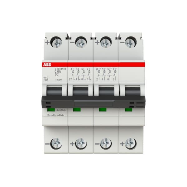 ABB - Automat für Bahnanwendung - S200MTR - 4P - 6 A - C10 kA
