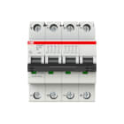 ABB - Sicherungsautomat 4-polig Char K 13A 10kA Bahn Ringkabelschuhanschluss AC/DC